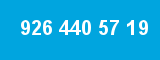 926 440 57 19 926 440 57 19